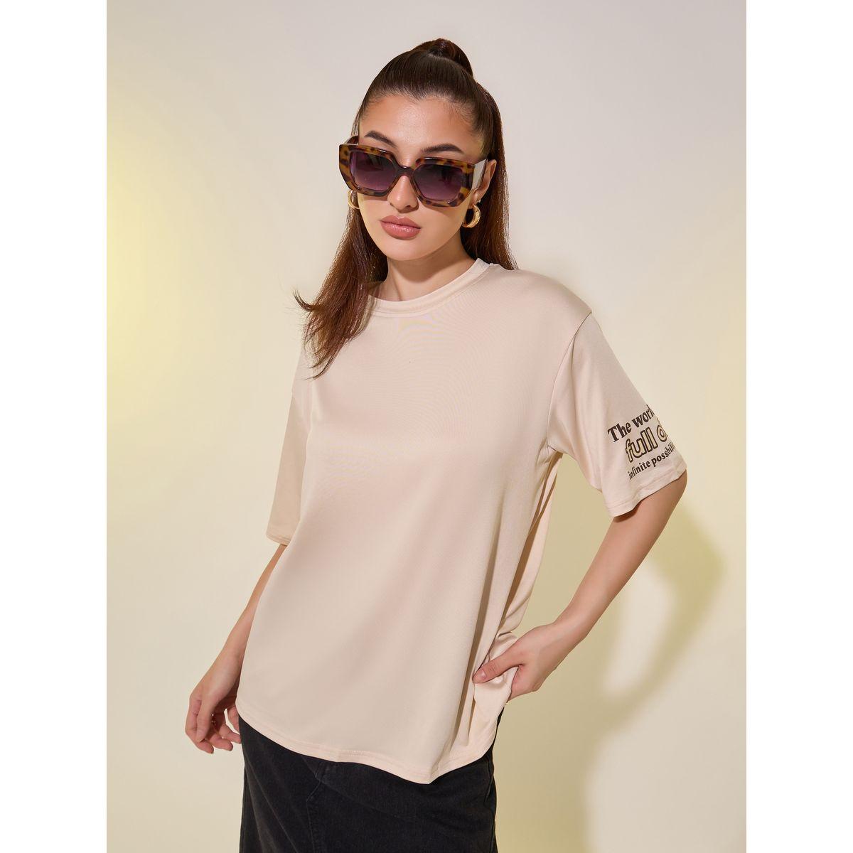 Styli Round Neck Slogan Print T-Shirt-women-clothing-tshirts-image-3