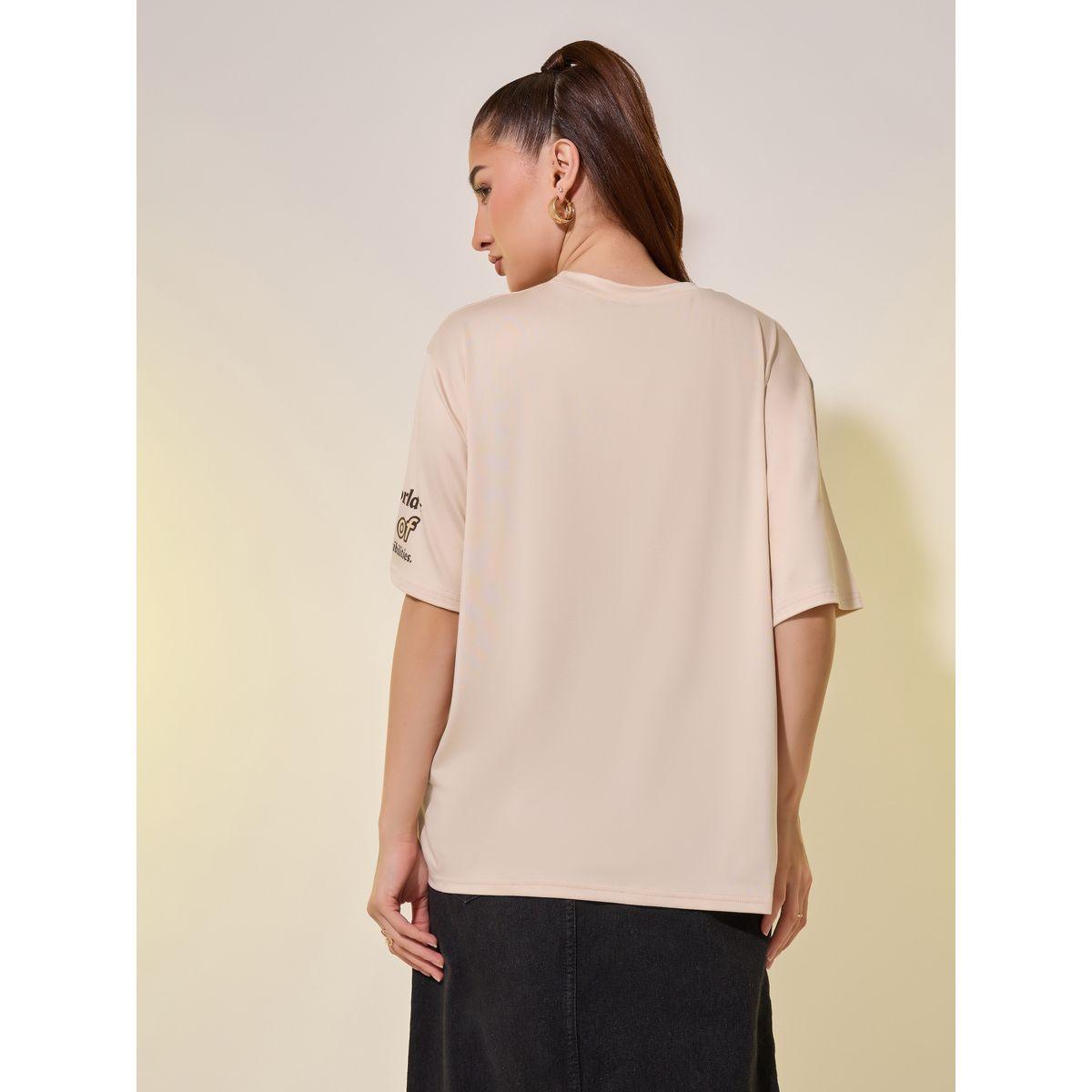 Styli Round Neck Slogan Print T-Shirt-women-clothing-tshirts-image-5