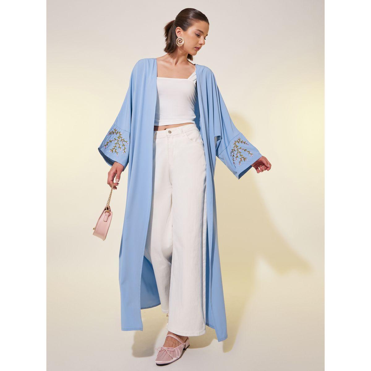 كيمونو بحافة واسعة وتفاصيل مُطرّزة-women-clothing-shirtsandblouses-shirts-image-1