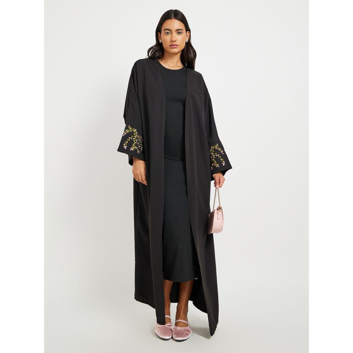 Styli Embroidered Sleeve Hem A-Line Kimonos-women-clothing-shirtsandblouses-shirts-image-1