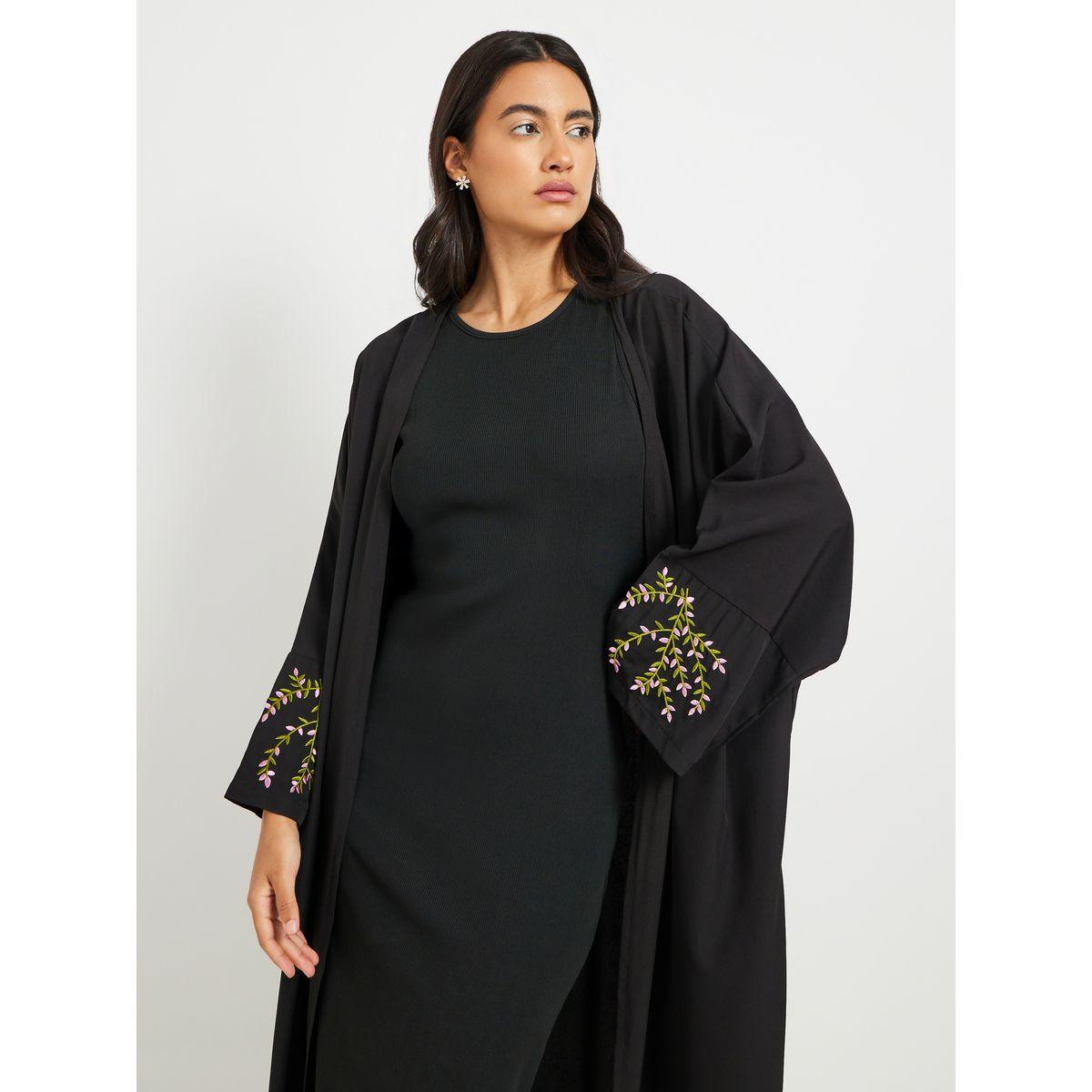 Styli Embroidered Sleeve Hem A-Line Kimonos-women-clothing-shirtsandblouses-shirts-image-3