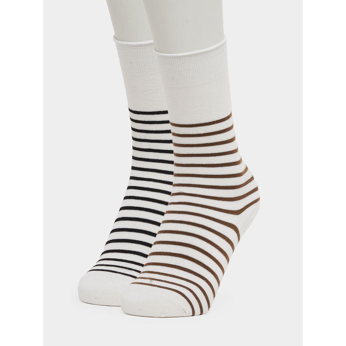 مجموعة من 2 جوارب مخططة-women-socksandstockings-image-1