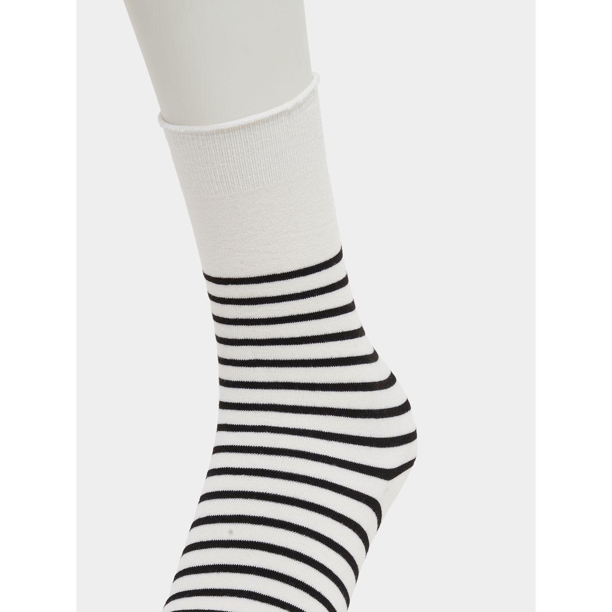 Styli Set of 2 - Striped Crew Socks-women-socksandstockings-image-3