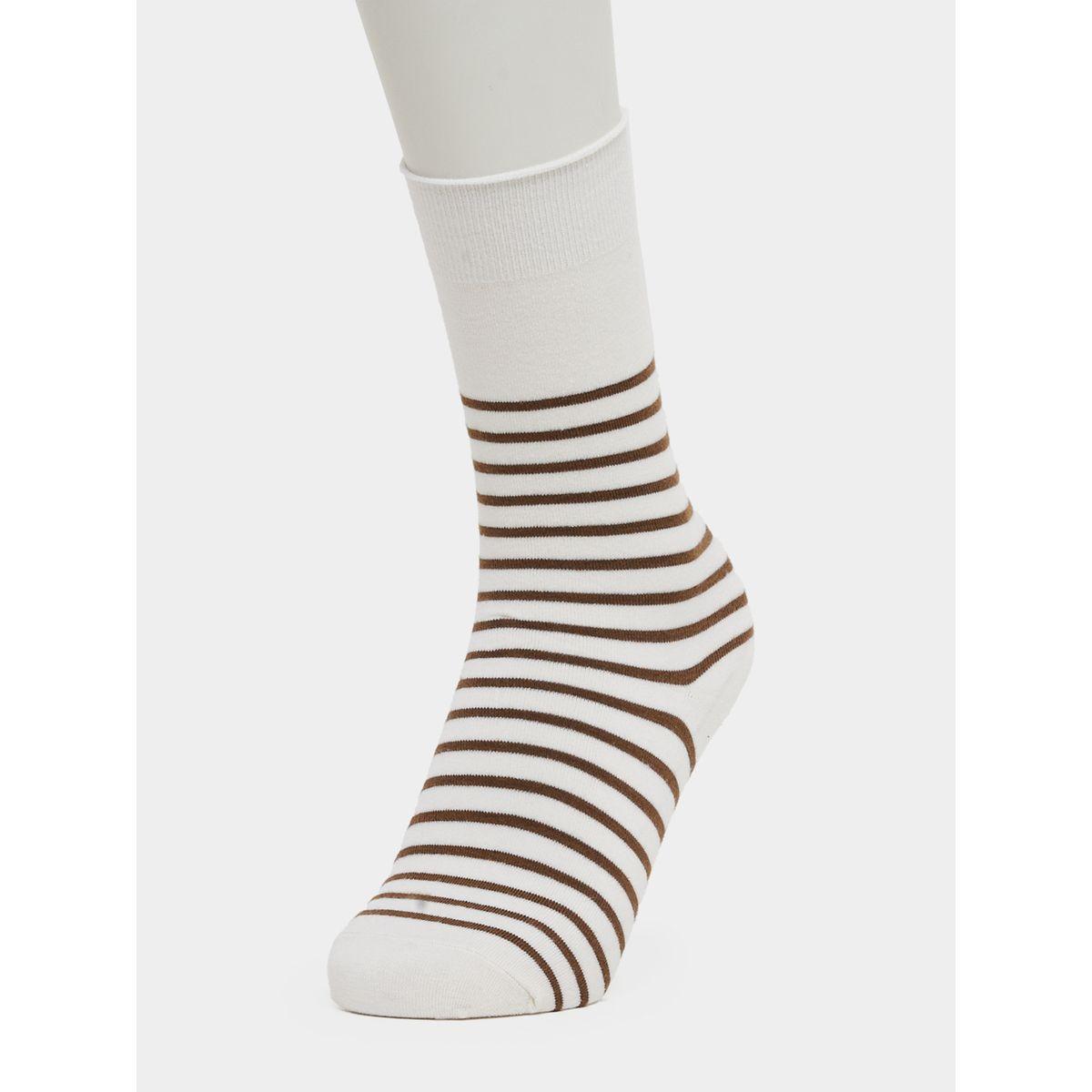 Styli Set of 2 - Striped Crew Socks-women-socksandstockings-image-4