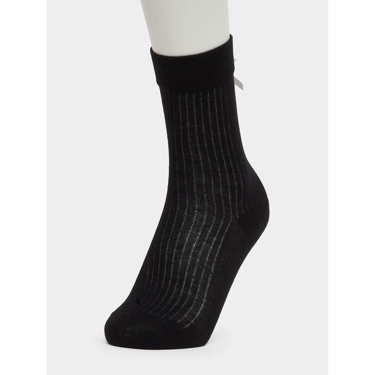 Styli Set of 2 - Crew Socks with Bow Detail-women-socksandstockings-image-2
