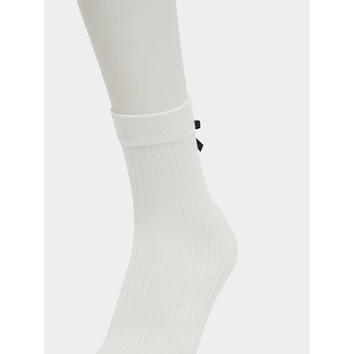 Styli Set of 2 - Crew Socks with Bow Detail-women-socksandstockings-image-6