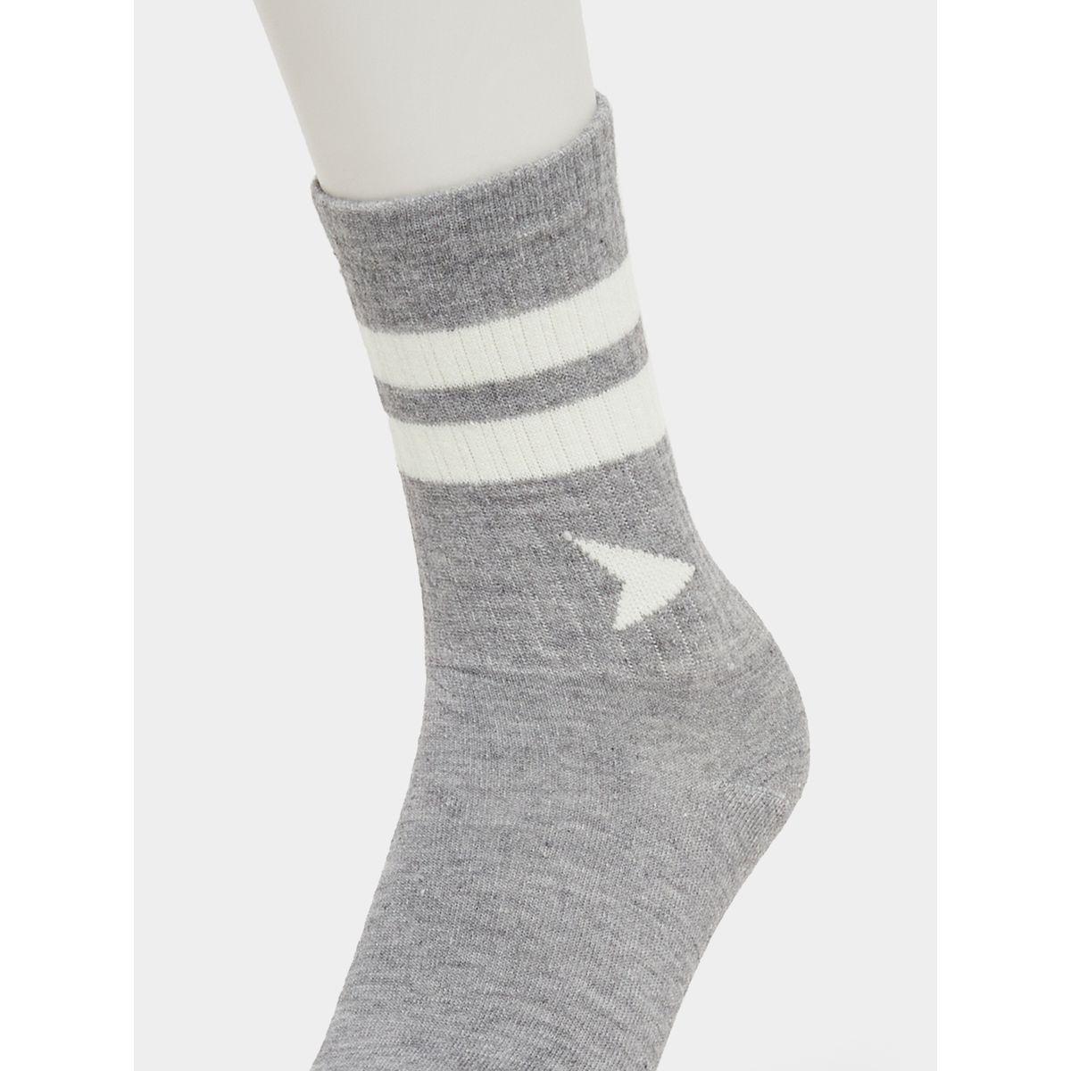 Styli Pack of 3 - Striped Calf Length Socks-women-socksandstockings-image-3