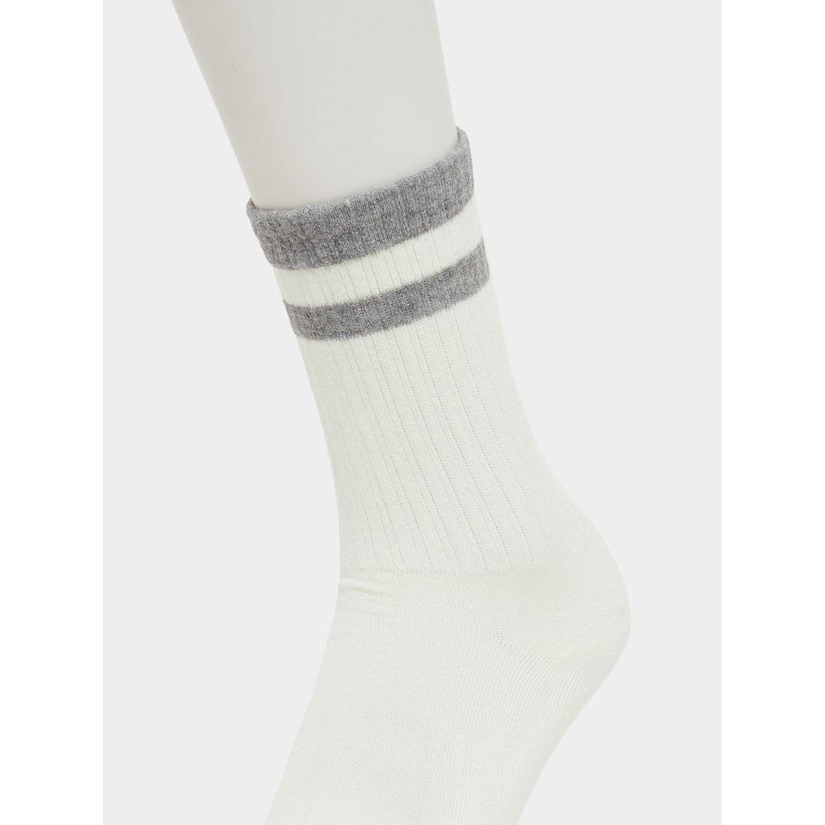 Styli Pack of 3 - Striped Calf Length Socks-women-socksandstockings-image-5