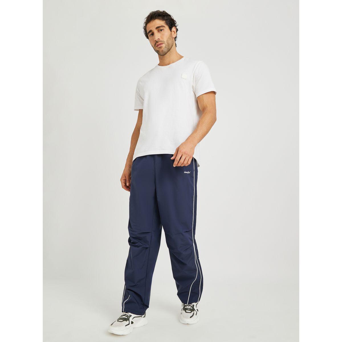 Styli Oversized Open Hem Joggers with Side Piping Detail-men-clothing-bottoms-joggers-image-2