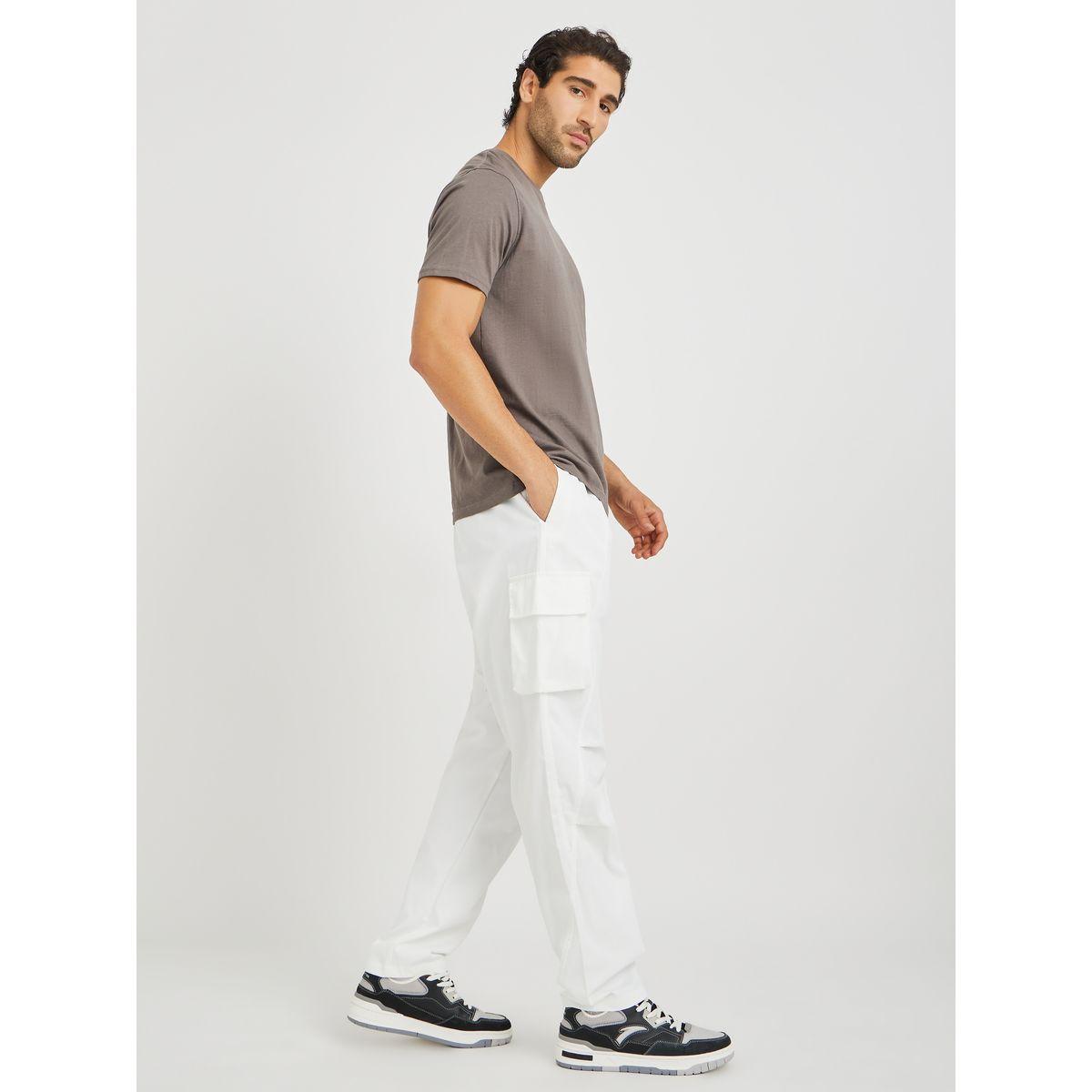 Styli Oversized Open Hem Cargo Joggers with Panel Detail-men-clothing-bottoms-joggers-image-2