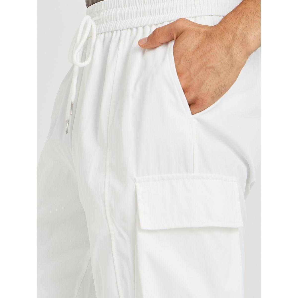 Styli Oversized Open Hem Cargo Joggers with Panel Detail-men-clothing-bottoms-joggers-image-3