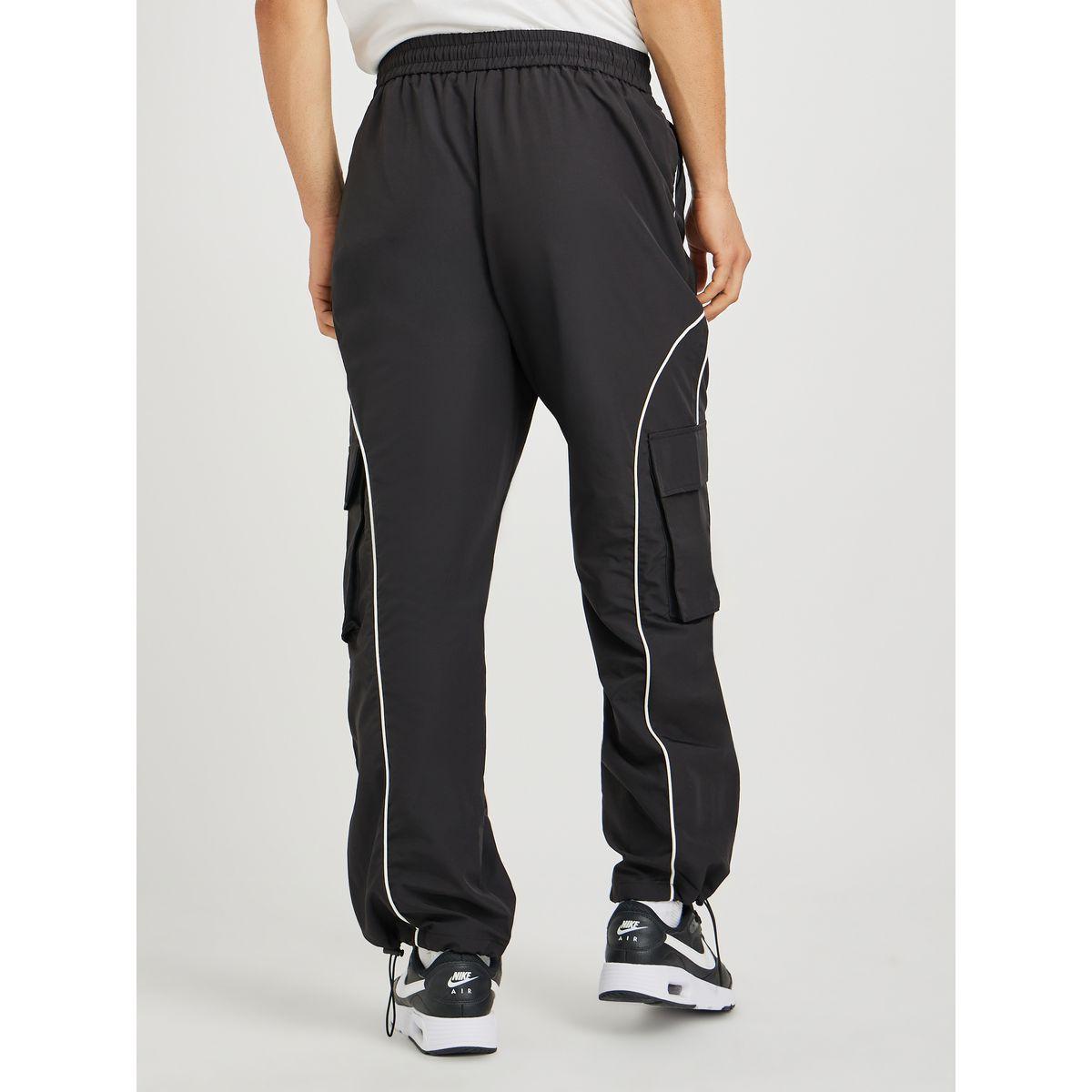 Styli Relaxed Fit Open Hem Cargo Joggers with Piping Detail-men-clothing-bottoms-joggers-image-4