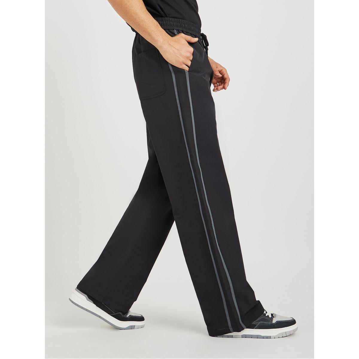 Styli Oversized Open Hem Joggers with Side Tape-men-clothing-bottoms-joggers-image-1