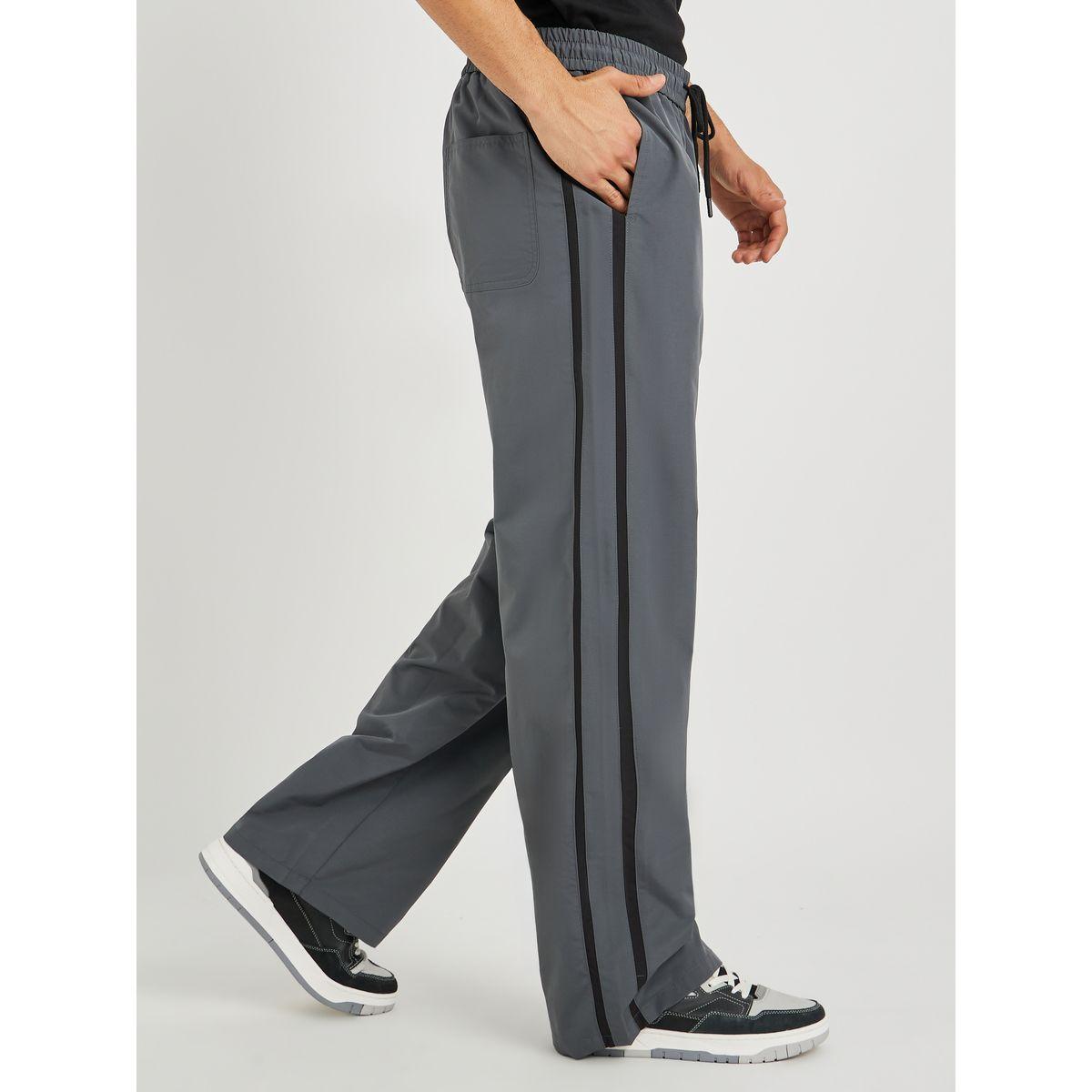Styli Oversized Open Hem Joggers with Side Tape-men-clothing-bottoms-joggers-image-1