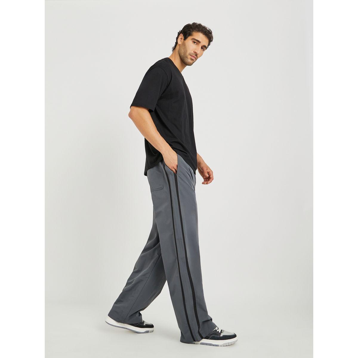 Styli Oversized Open Hem Joggers with Side Tape-men-clothing-bottoms-joggers-image-2