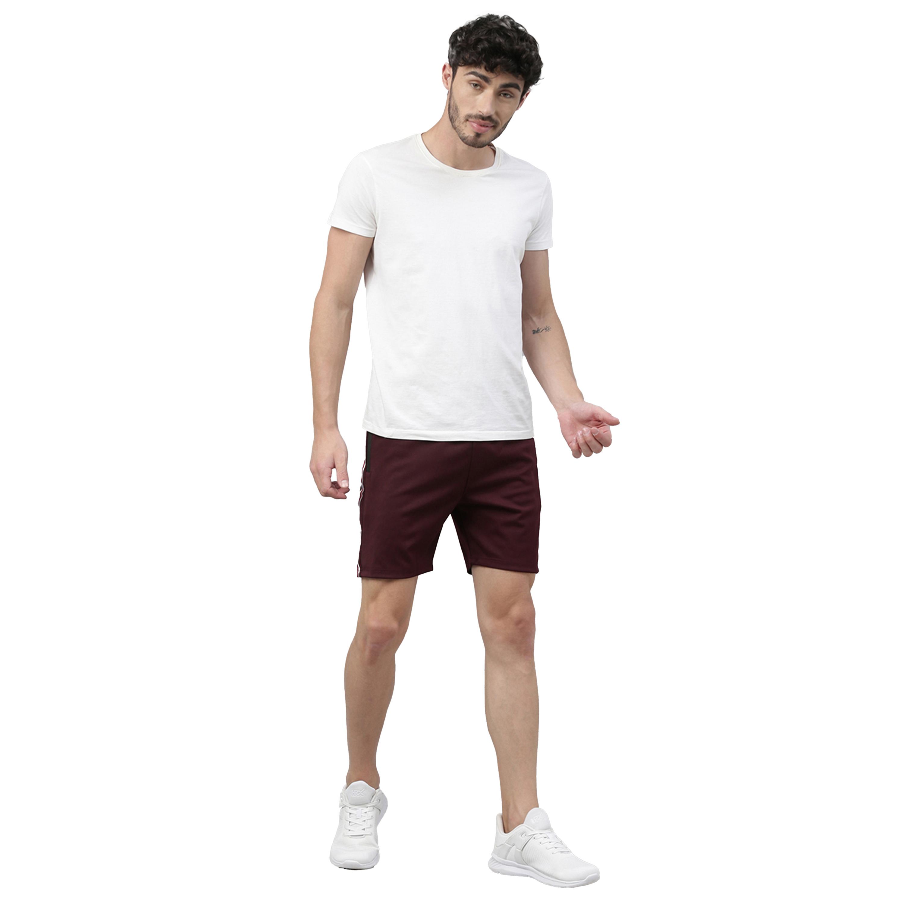 بوشيرت × ستايلي-  شورت بشريط جانبي وقصة عادية مع رباط-men-clothing-bottoms-shorts-image-2