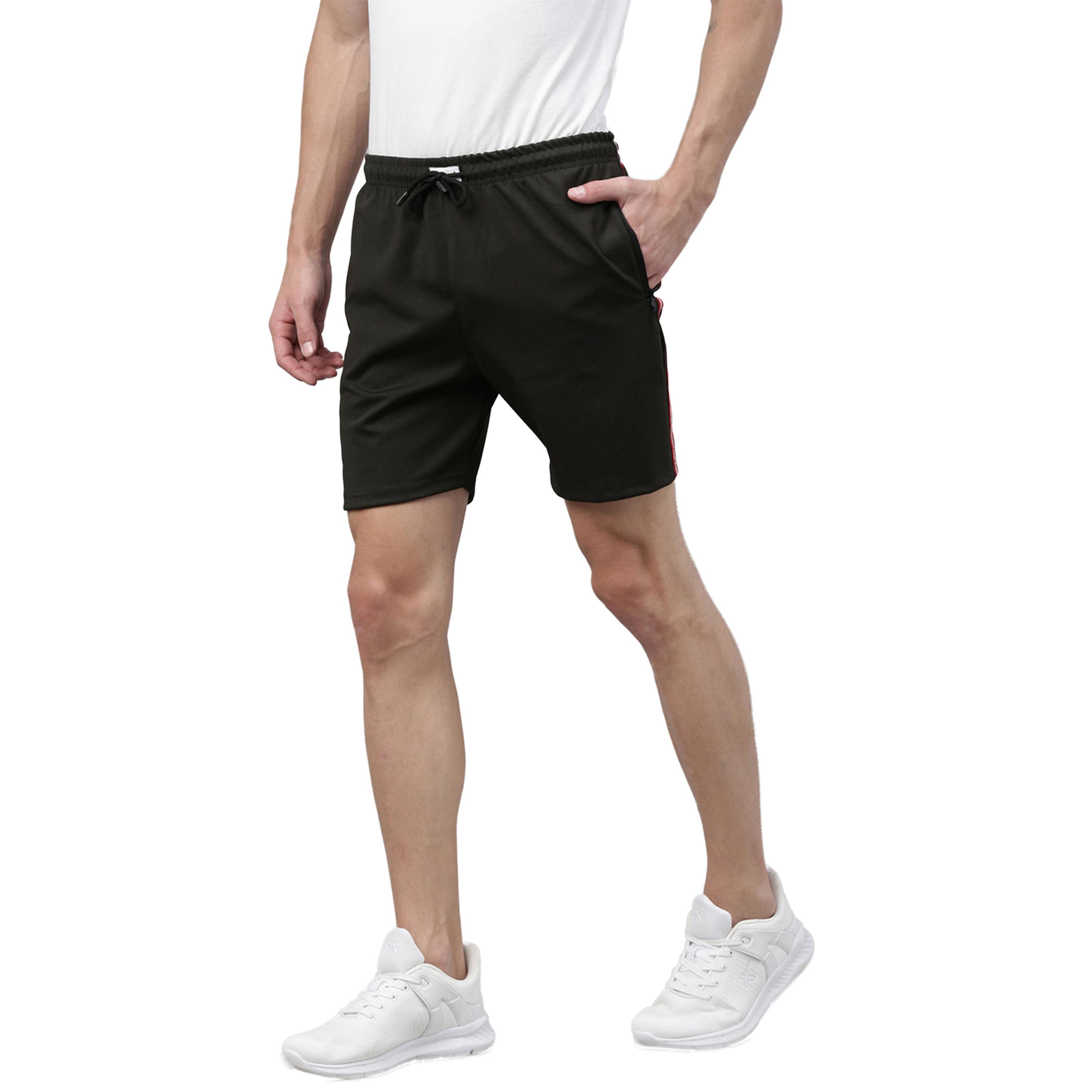 Bushirt X Styli Side Tape Regular Fit Shorts with Drawstring-men-clothing-bottoms-shorts-image-1