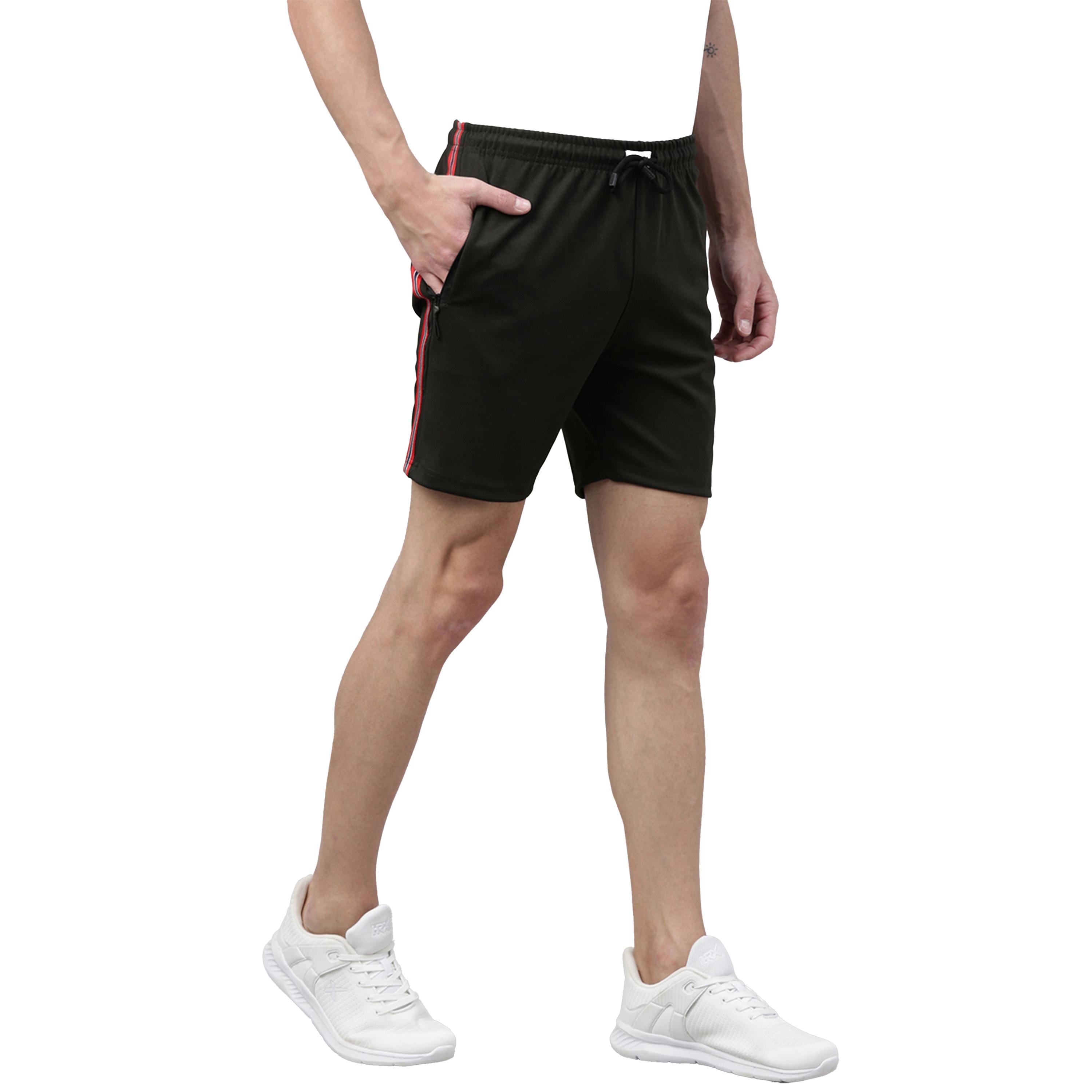 Bushirt X Styli Side Tape Regular Fit Shorts with Drawstring-men-clothing-bottoms-shorts-image-2