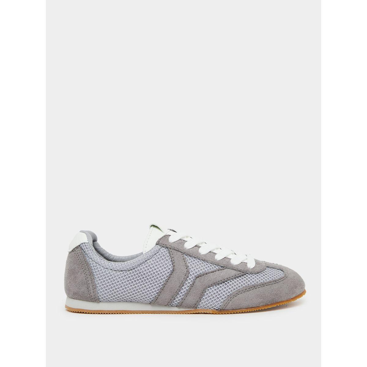Styli Retro Sole Lace Up Sneakers-women-shoes-sneakers-image-1