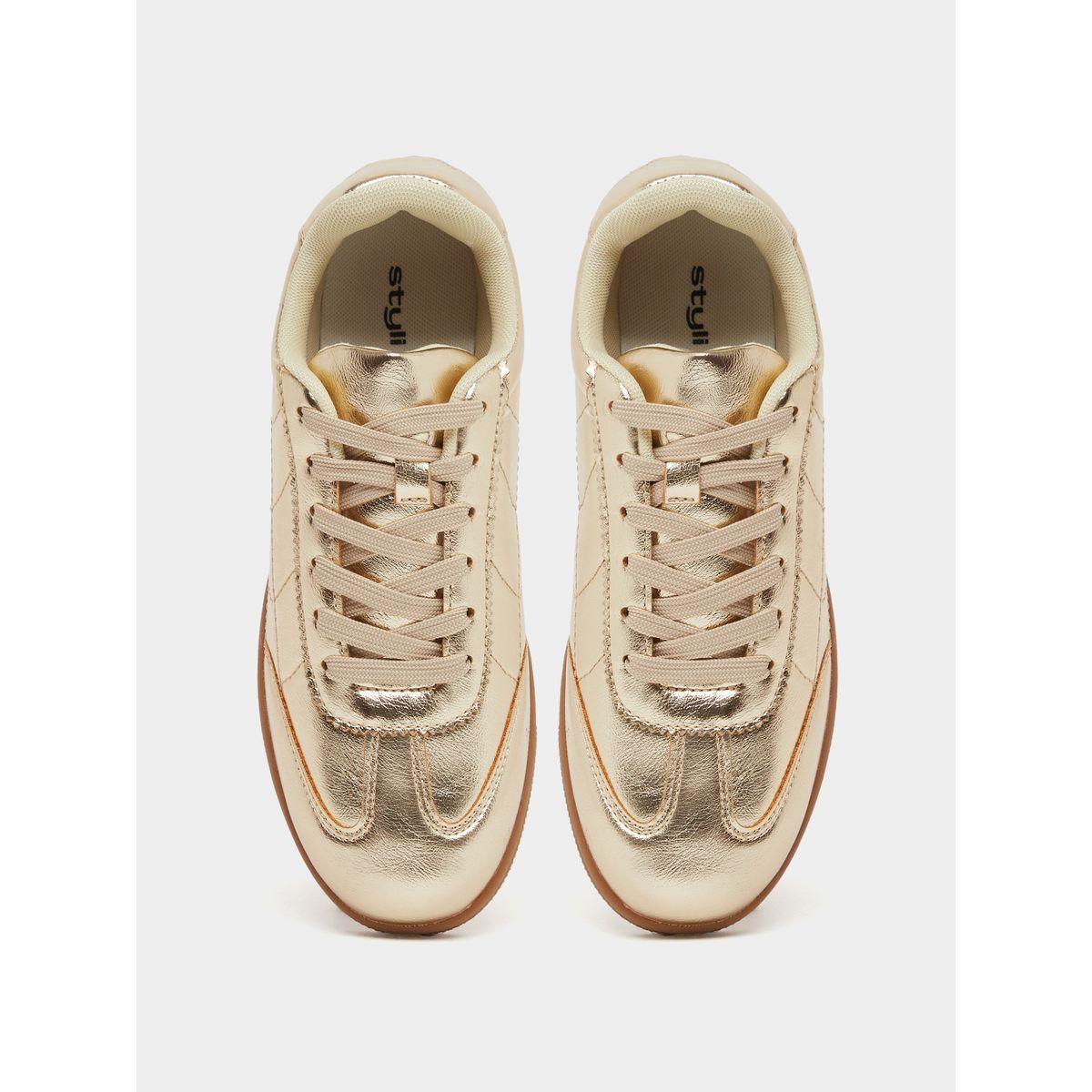 Styli Retro Sole Lace Up Sneakers-women-shoes-sneakers-image-5