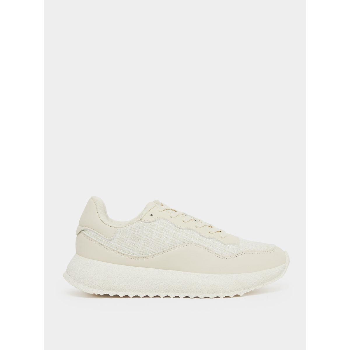 Styli Panelled Lace Up Sneaker-women-shoes-sneakers-image-1