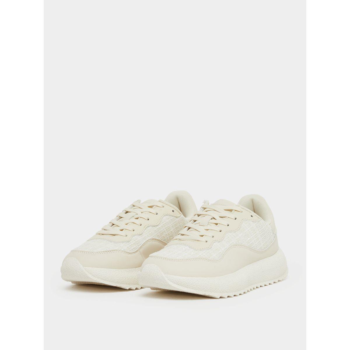 Styli Panelled Lace Up Sneaker-women-shoes-sneakers-image-2