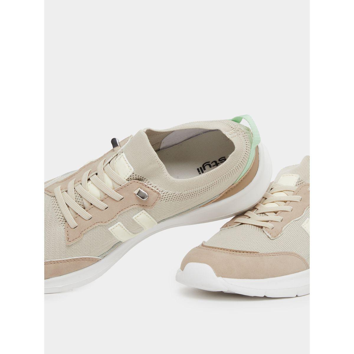 Styli Color Block Lace Up Sneakers-women-shoes-sneakers-image-3