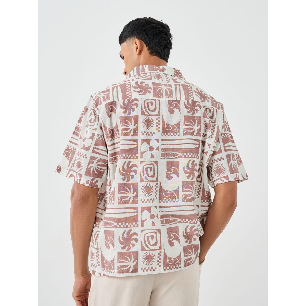 قميص مطبع بالكامل بقصة مريحة-men-clothing-shirts-image-4