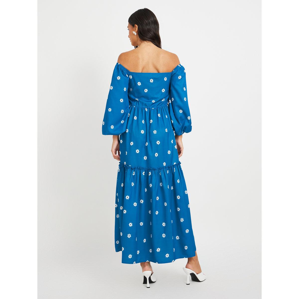 Styli Floral Print Balloon Sleeves Maxi Dress-women-clothing-dresses-image-6