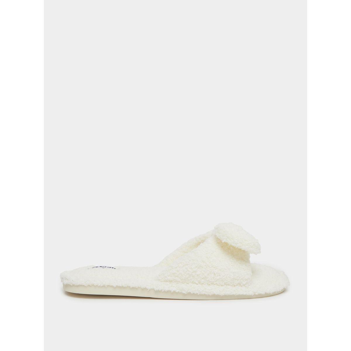 شبشب سهل الارتداء بتفاصيل بارزة الملمس-women-shoes-bedroomslippers-image-8