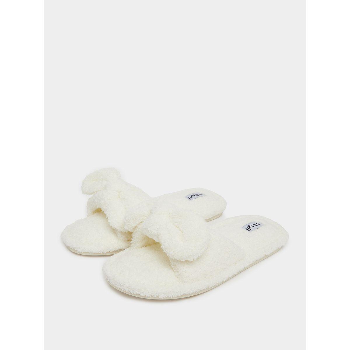 شبشب سهل الارتداء بتفاصيل بارزة الملمس-women-shoes-bedroomslippers-image-9