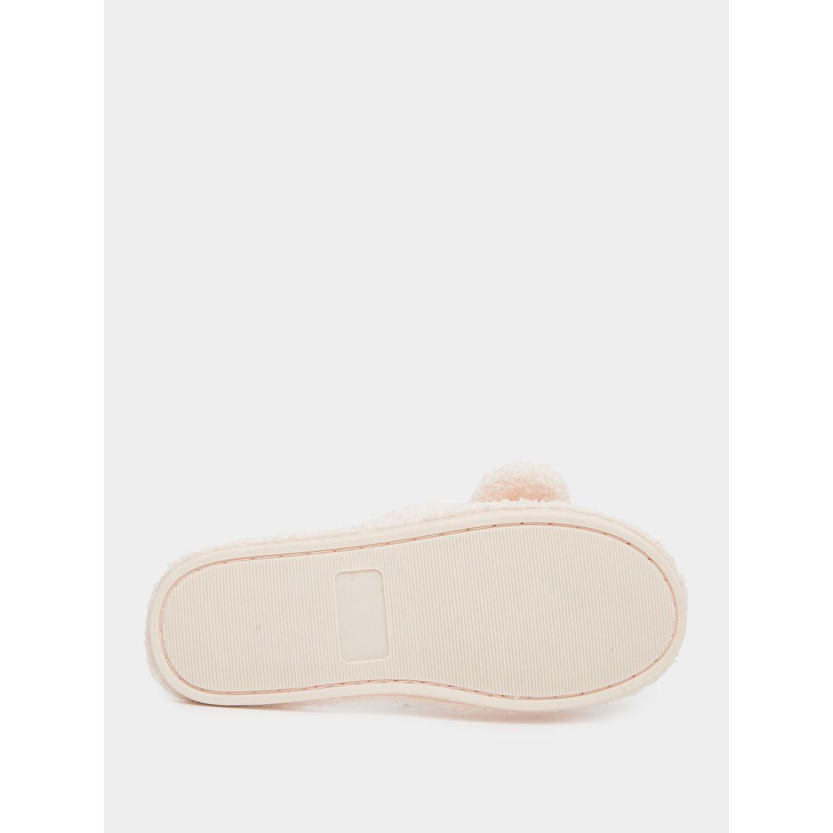 شبشب سهل الارتداء بتفاصيل بارزة الملمس-women-shoes-bedroomslippers-image-13