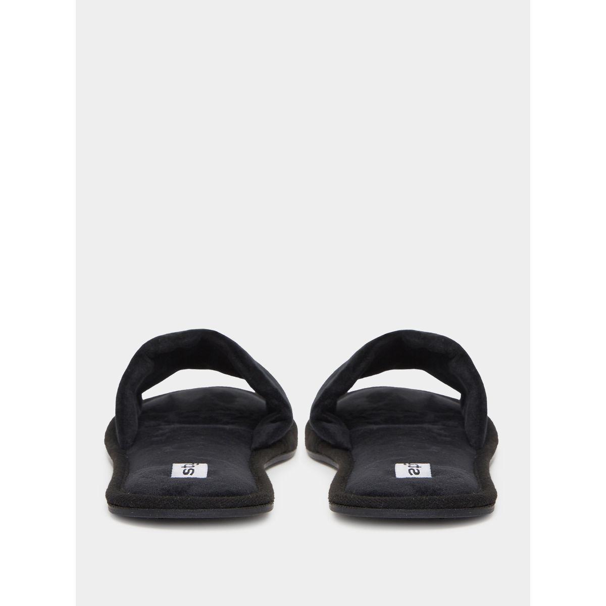 Styli Textured Slip-On Slippers-women-shoes-bedroomslippers-image-4