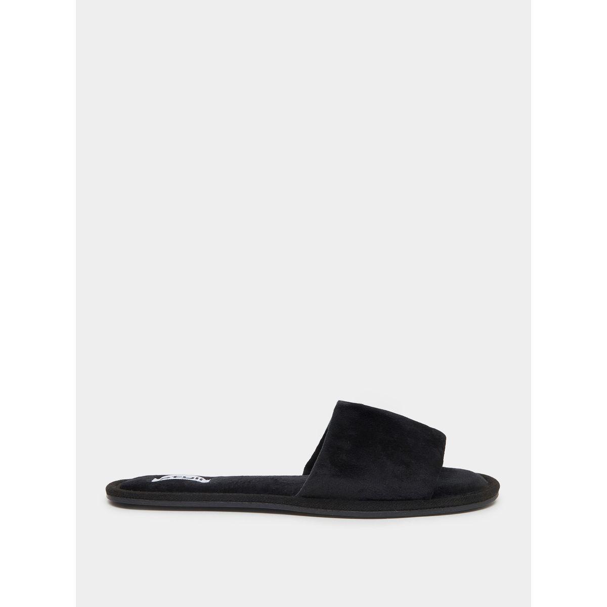 Styli Textured Slip-On Slippers-women-shoes-bedroomslippers-image-8