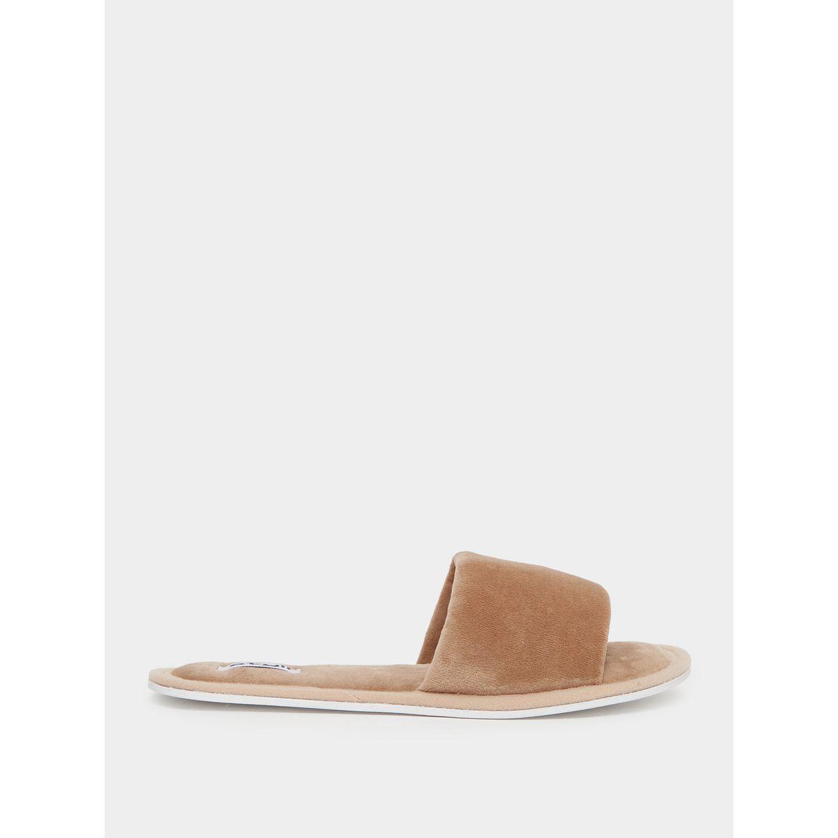 Styli Textured Slip-On Slippers-women-shoes-bedroomslippers-image-1