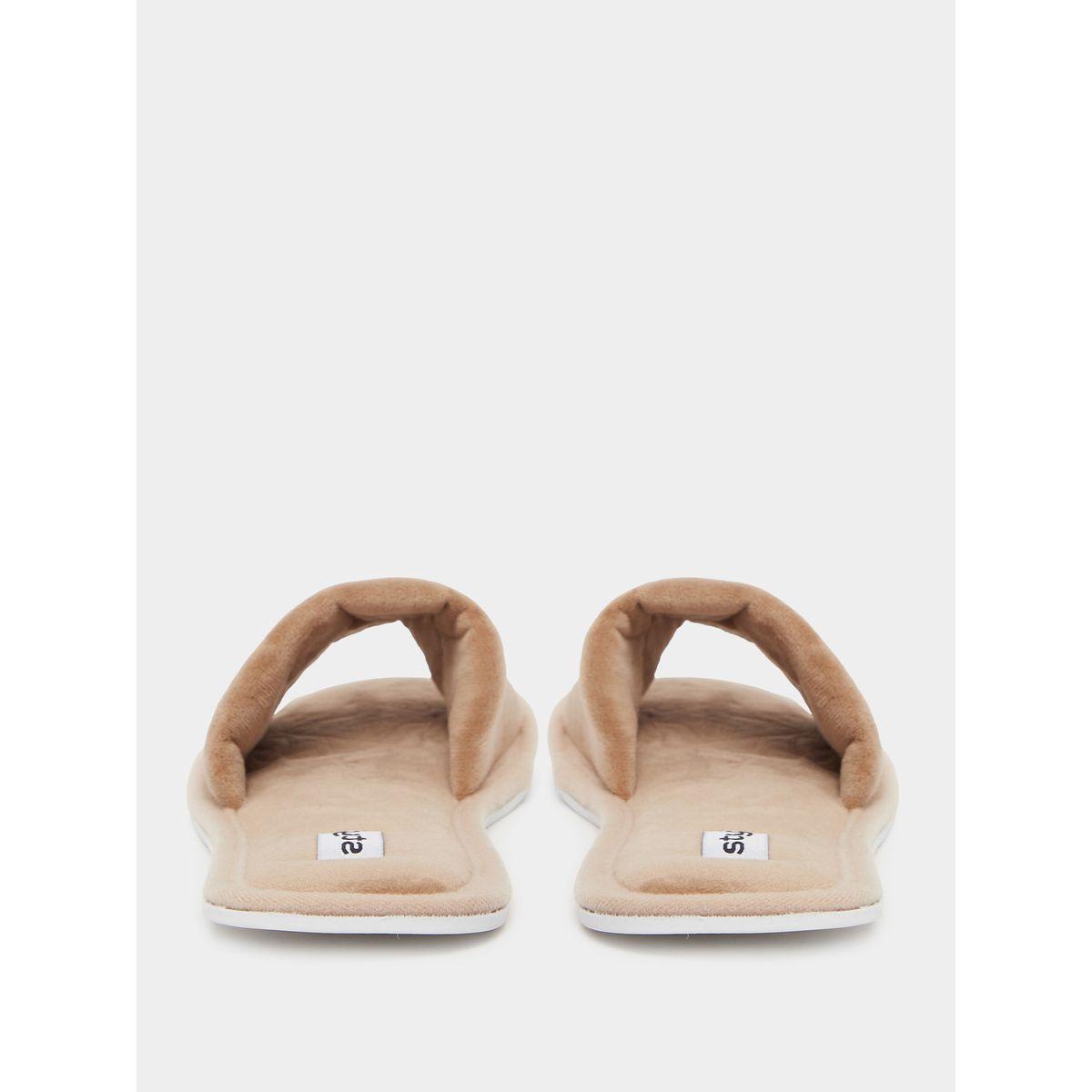 Styli Textured Slip-On Slippers-women-shoes-bedroomslippers-image-10