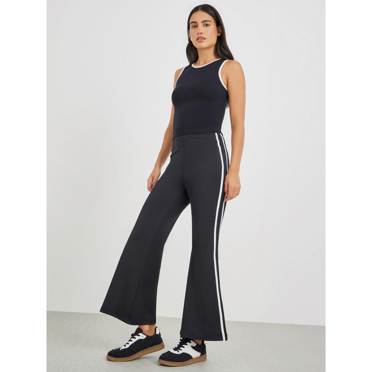 ليقنز واسع بخصر عالي وأشرطة جانبية-women-clothing-bottoms-leggings-image-1