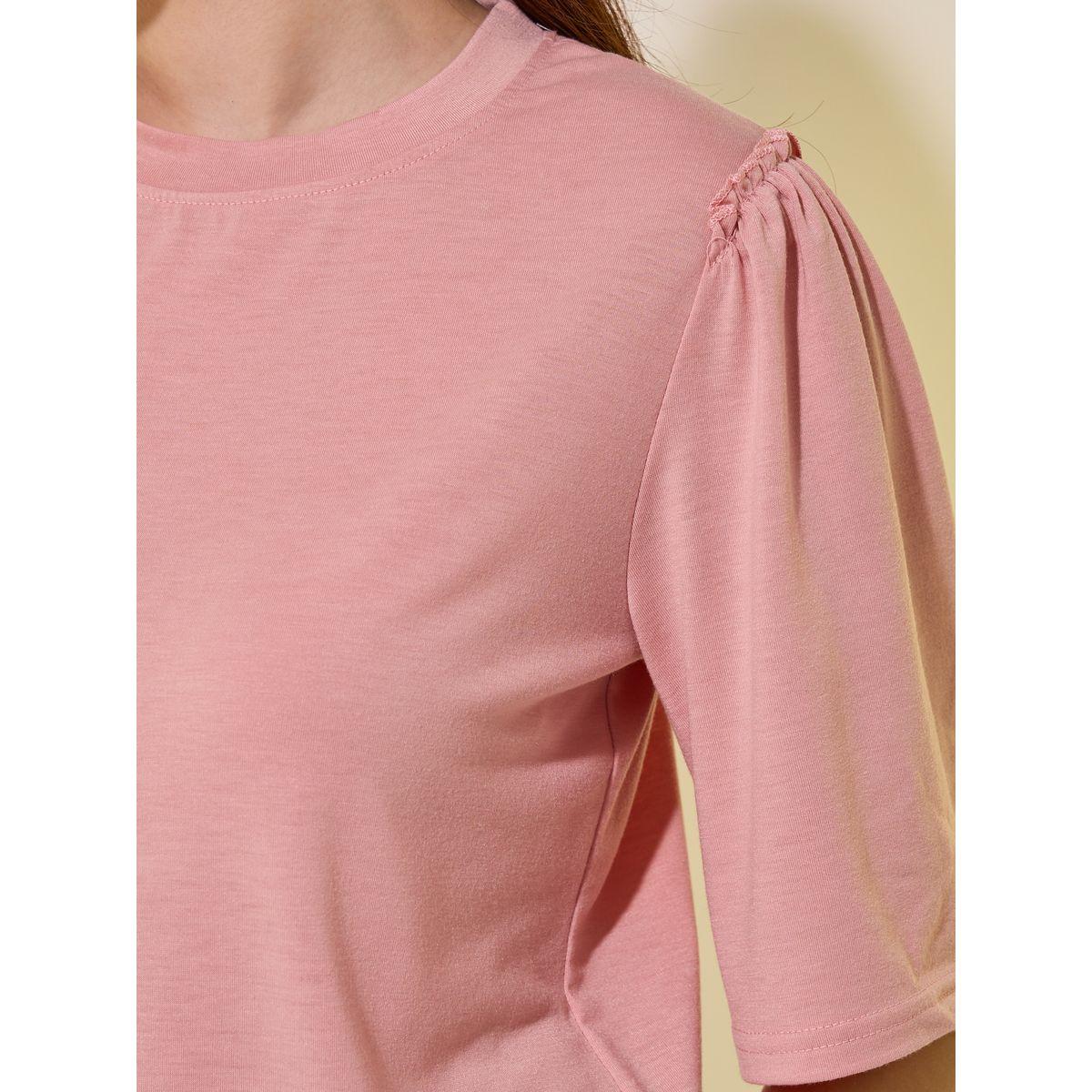 Styli Round Neck Regular Fit T-Shirt-women-clothing-tshirts-image-3