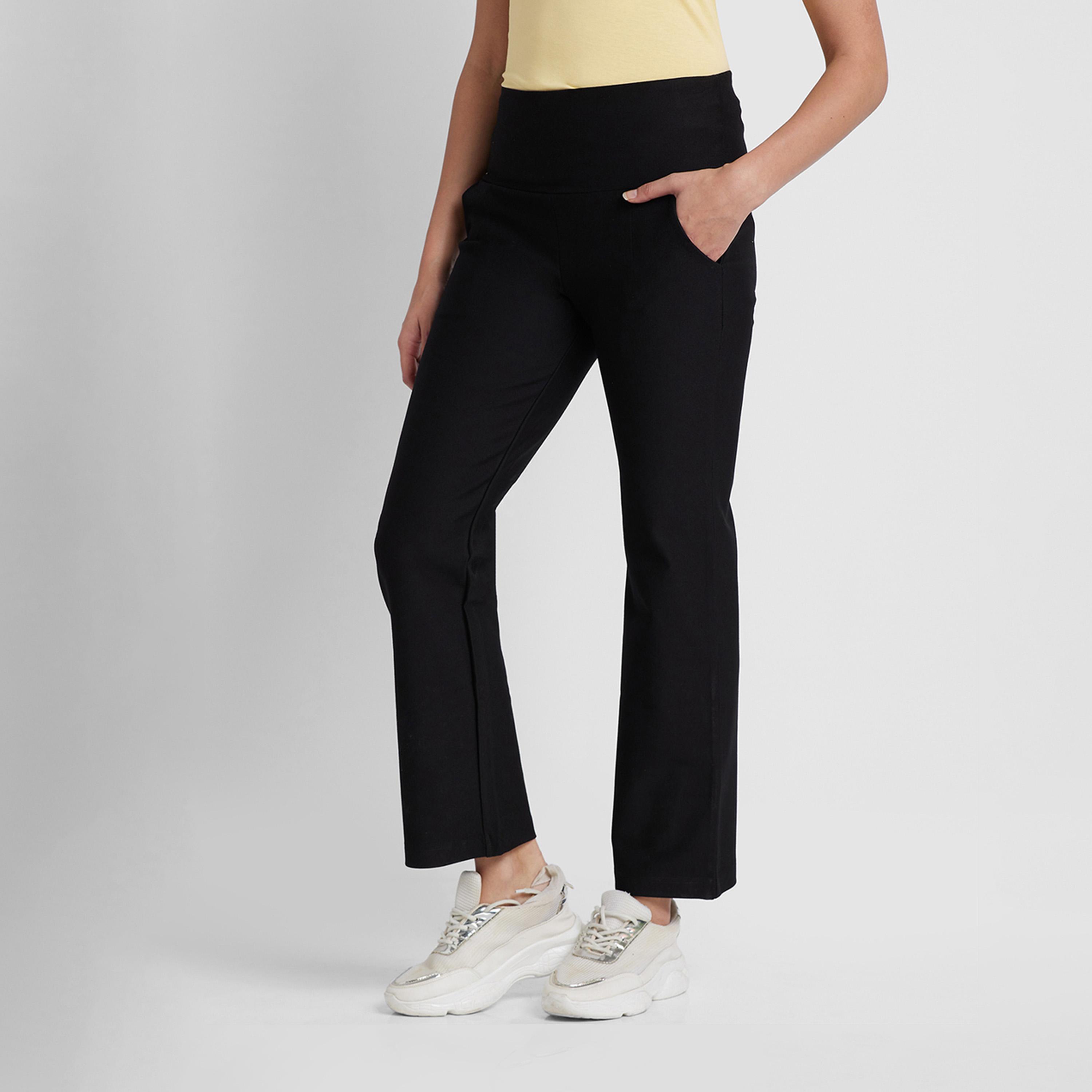 Globus X Styli Solid High Rise Relaxed Fit Treggings-women-clothing-bottoms-leggings-image-4