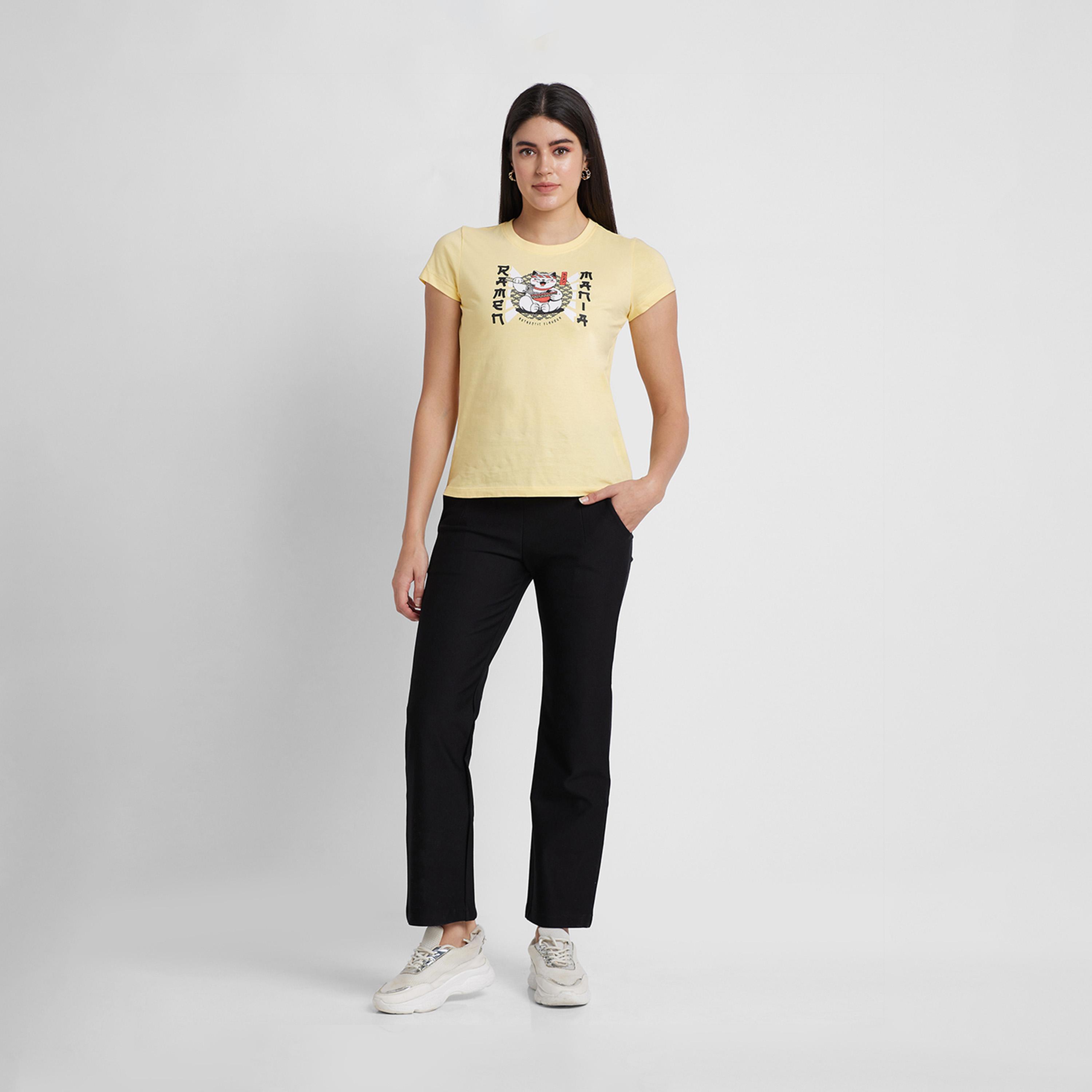 Globus X Styli Solid High Rise Relaxed Fit Treggings-women-clothing-bottoms-leggings-image-6
