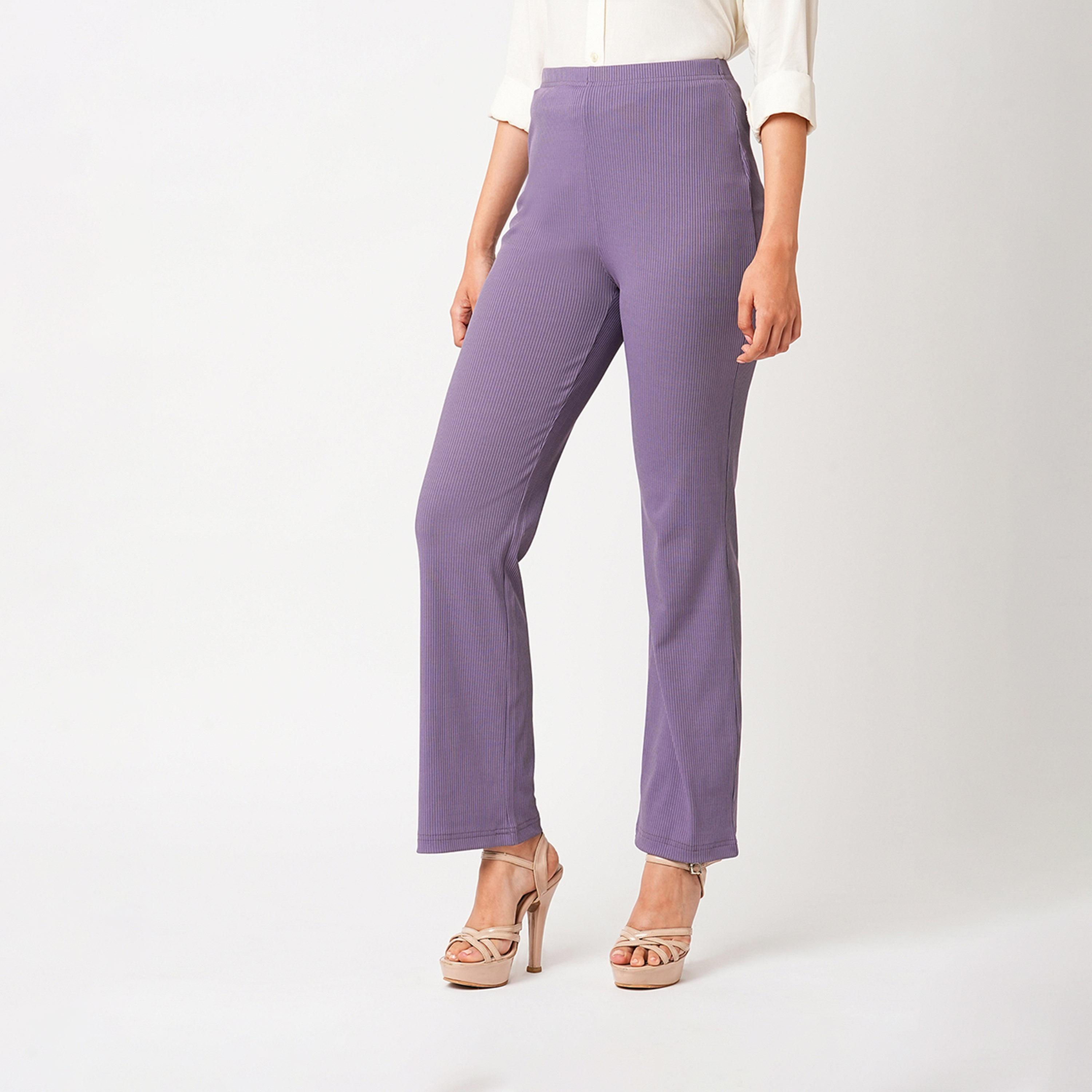 Globus X Styli Rib Knit High-Rise Stretchy Slim Fit Treggings-women-clothing-bottoms-leggings-image-2