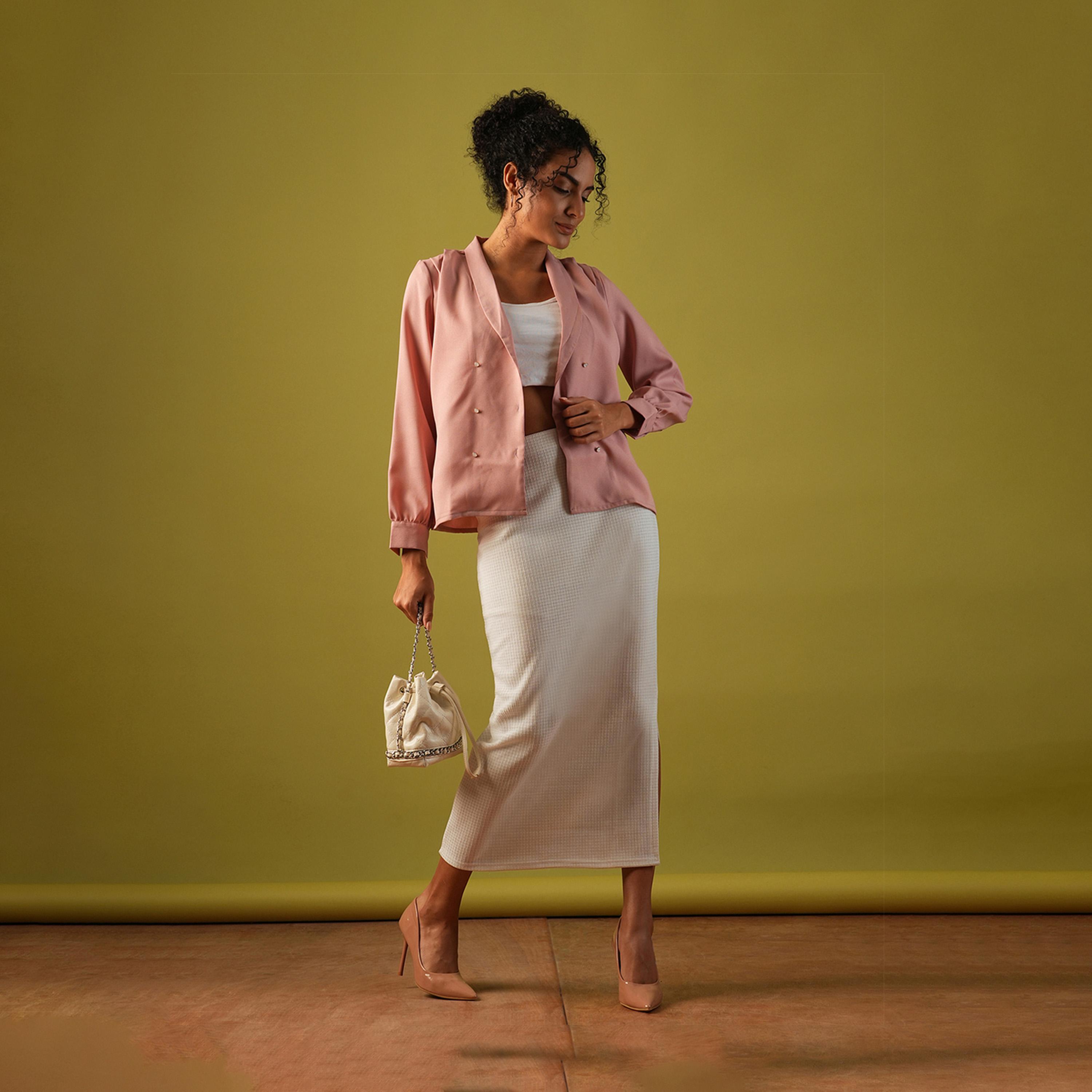 غلوبوس × ستايلي - تنورة ماكسي ضيقة ومطاطية عالية الخصر-women-clothing-bottoms-skirts-image-6