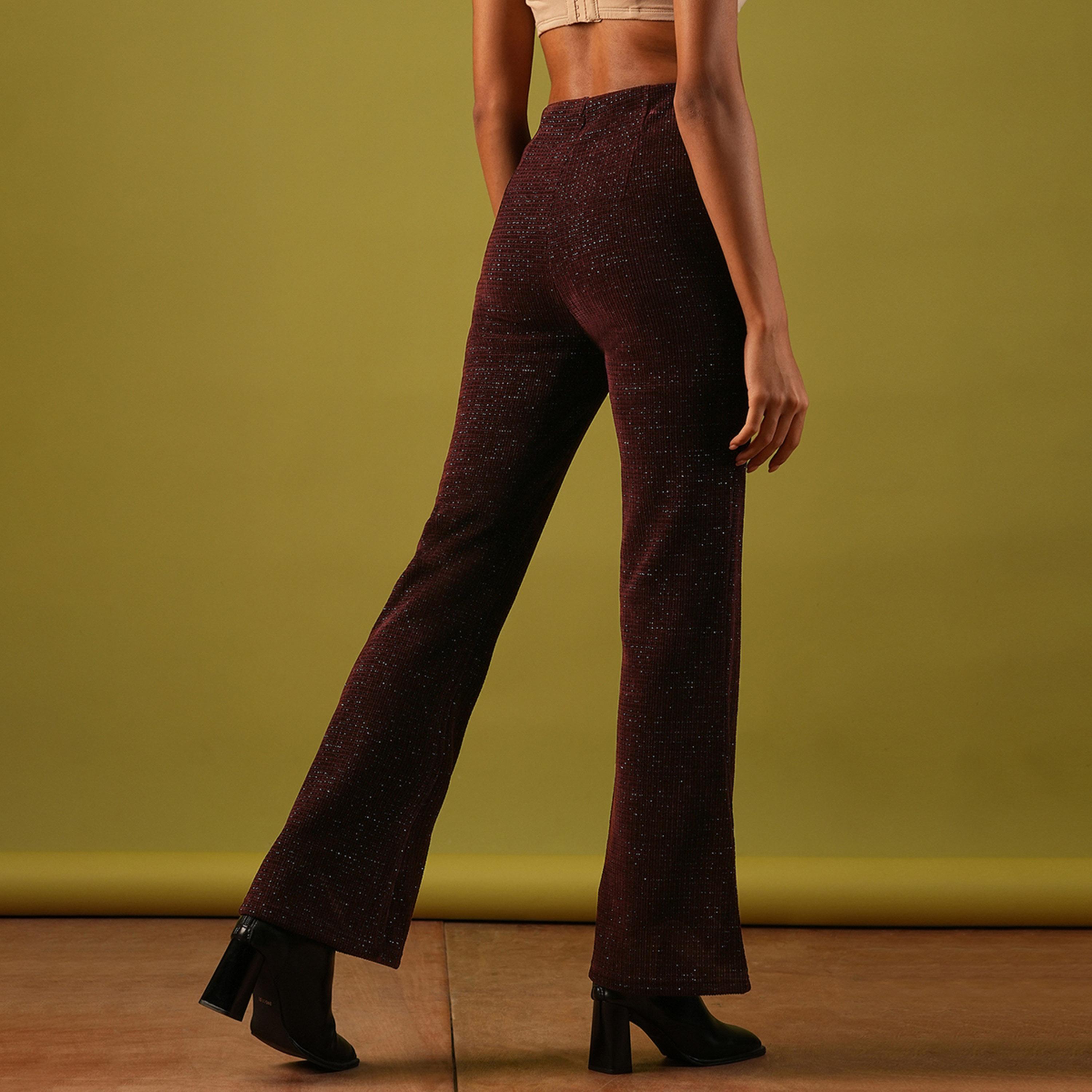 غلوبوس × ستايلي - بنطال رياضي واسع بلمعة معدنية-women-clothing-sportswearandactivewear-bottoms-image-4