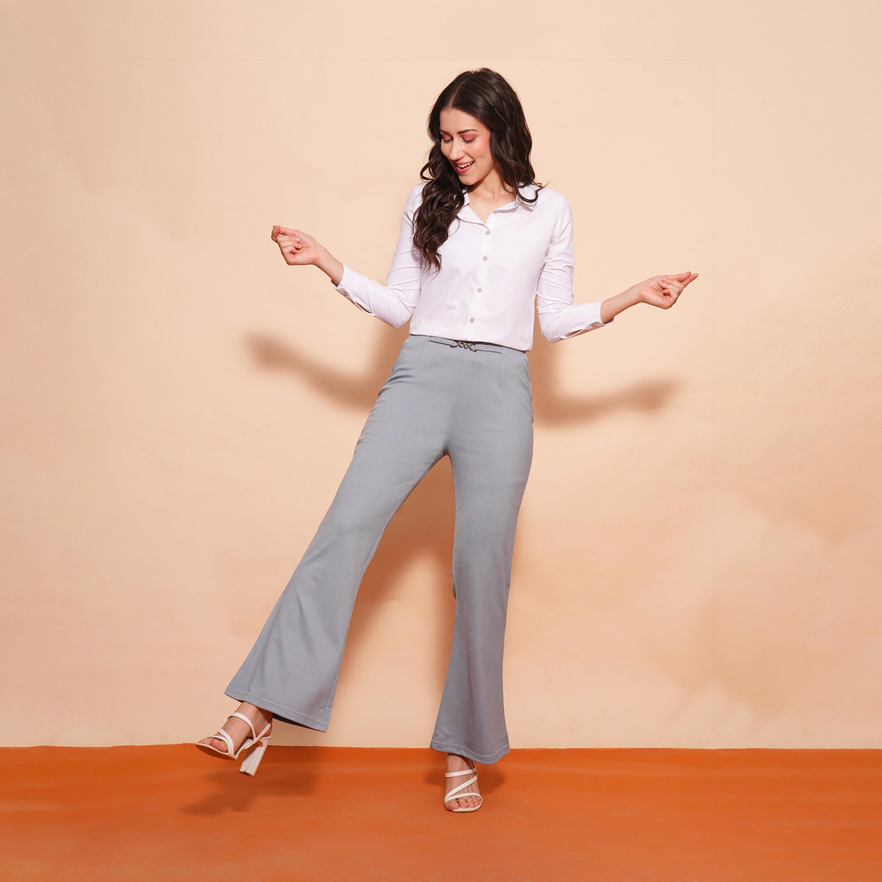 غلوبوس × ستايلي - بنطال ضيق مطاطي سادة بخصر مرتفع-women-clothing-bottoms-leggings-image-6