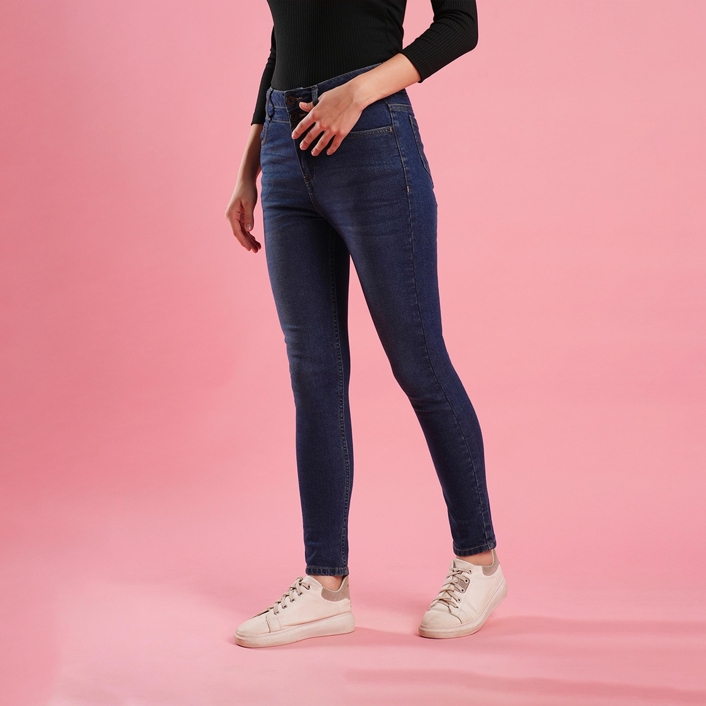 Globus X Styli High Rise Skinny Fit Jeans With Pockets-women-clothing-bottoms-jeans-image-2