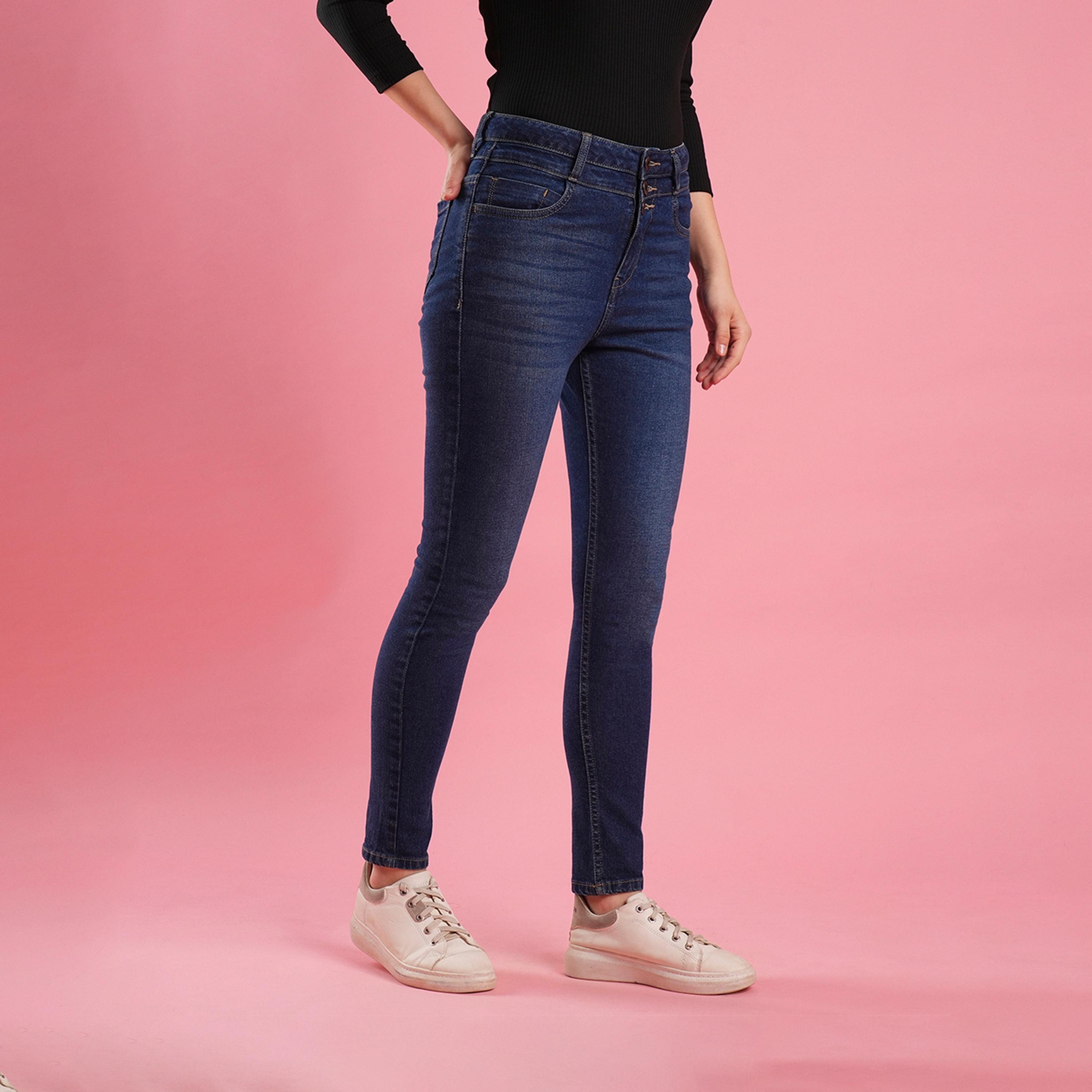 Globus X Styli High Rise Skinny Fit Jeans With Pockets-women-clothing-bottoms-jeans-image-3