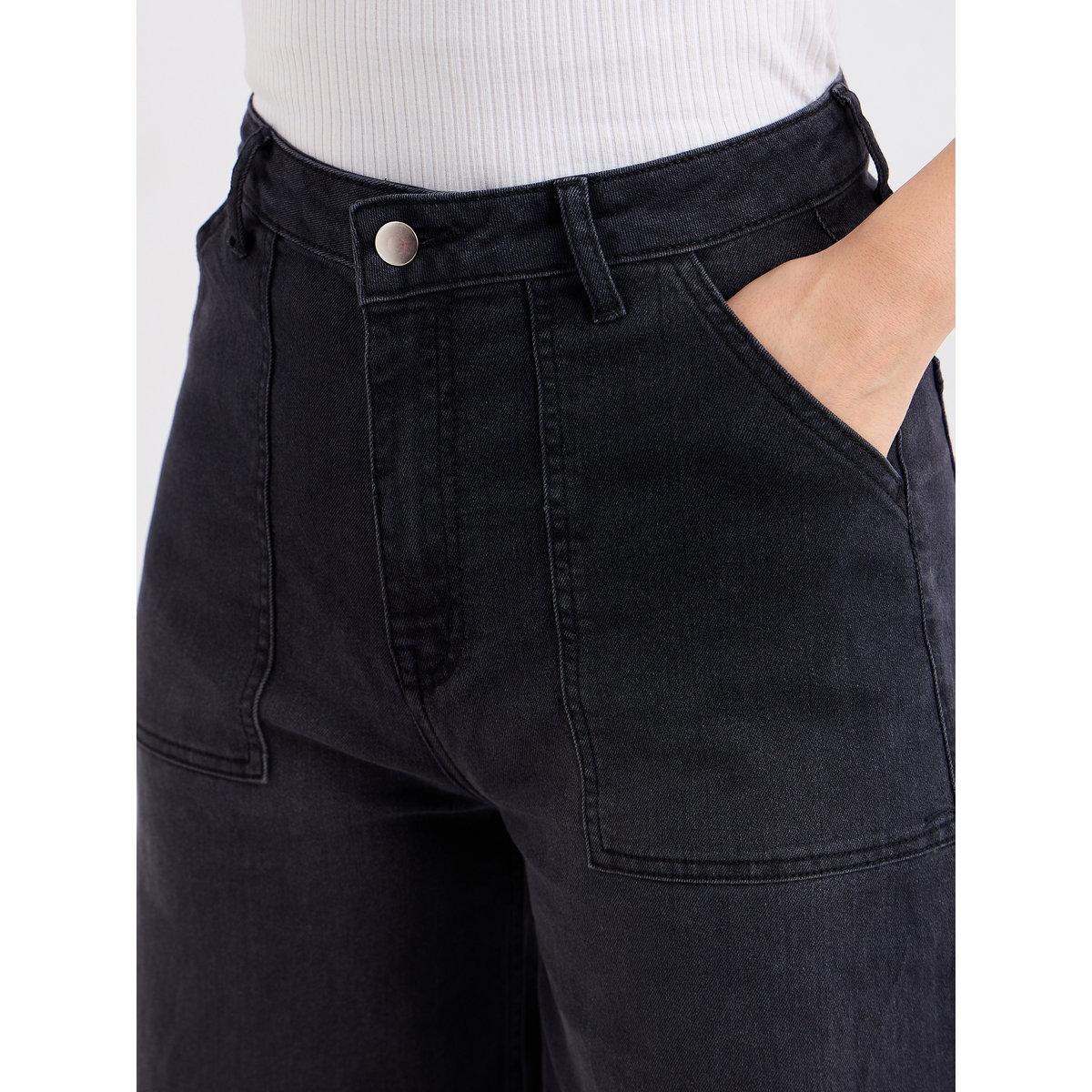 جينز بأرجل واسعة وخصر عالي-women-clothing-bottoms-jeans-image-3
