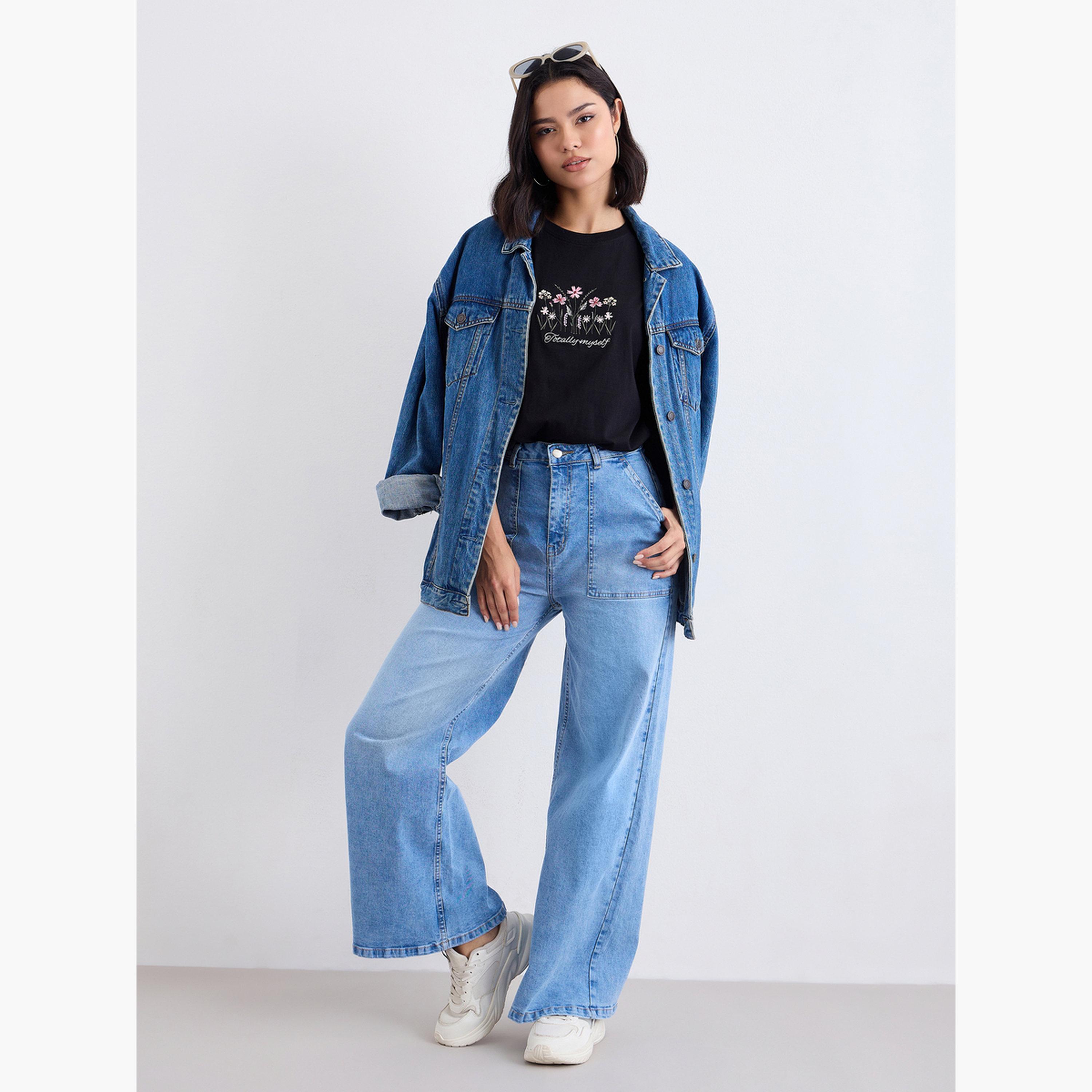 Styli High Rise Wide Leg Washed Out Jeans-women-clothing-bottoms-jeans-image-2
