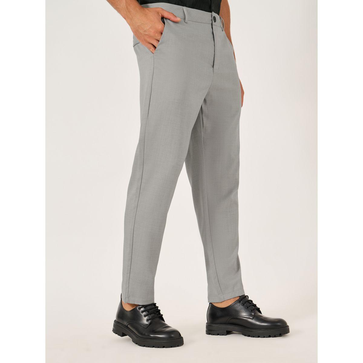 Styli Men Solid Flat Front Chino Pants with Belt Loops-men-clothing-bottoms-trousersandchinos-trousers-image-4
