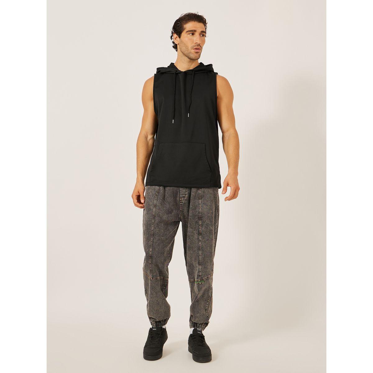 تيشيرت كت سادة بياقة هودي-men-clothing-tshirtsandpolos-tshirts-image-2